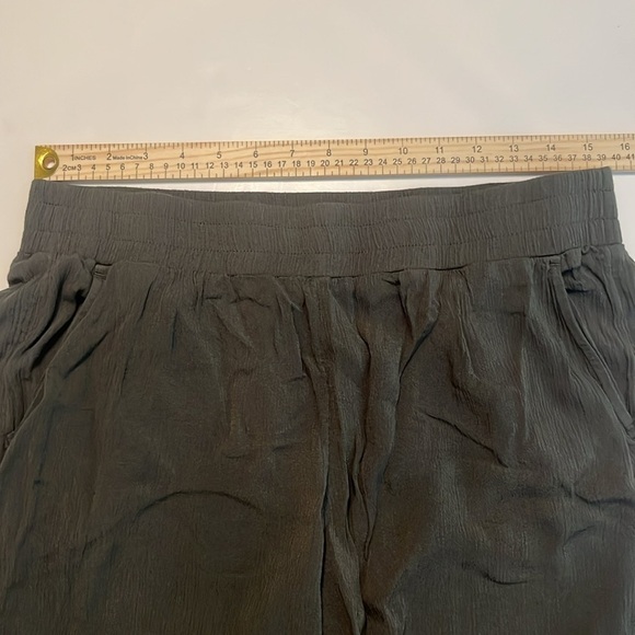 Three Dots Women’s Green Pull-On Relaxed Fit Pants Size L - Picture 5 of 12